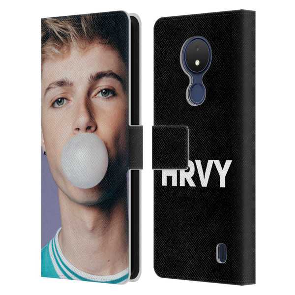 HRVY Graphics Calendar 2 Leather Book Wallet Case Cover For Nokia C21