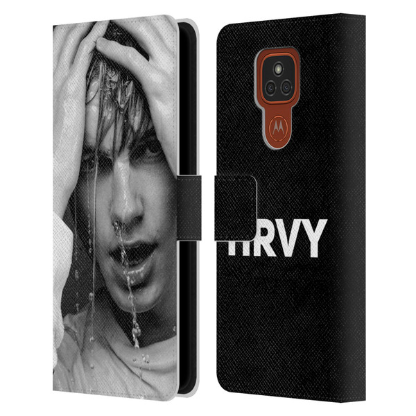 HRVY Graphics Calendar 11 Leather Book Wallet Case Cover For Motorola Moto E7 Plus