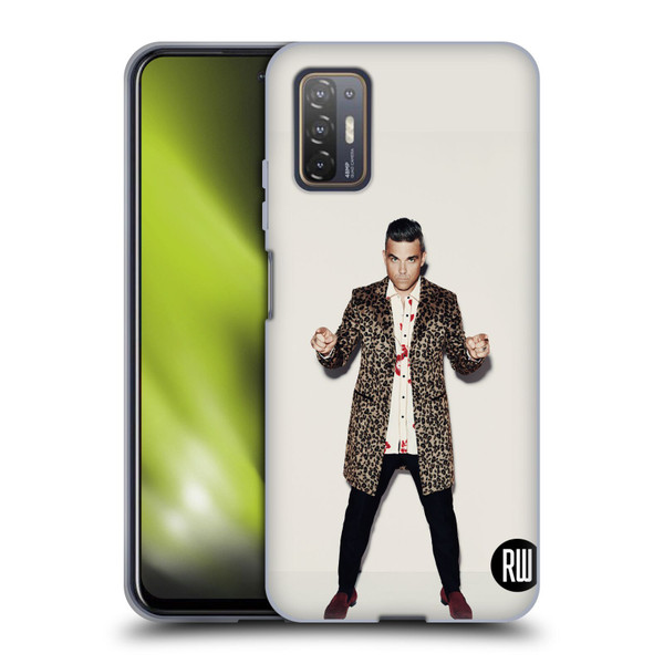 Robbie Williams Calendar Animal Print Coat Soft Gel Case for HTC Desire 21 Pro 5G