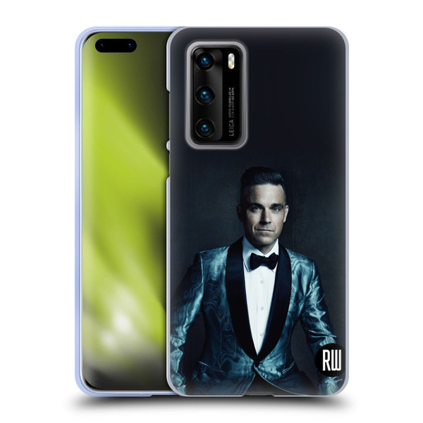 Robbie Williams Calendar Dark Background Soft Gel Case for Huawei P40 5G