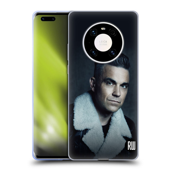 Robbie Williams Calendar Leather Jacket Soft Gel Case for Huawei Mate 40 Pro 5G