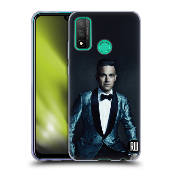 Robbie Williams Calendar Dark Background Soft Gel Case for Huawei P Smart (2020)