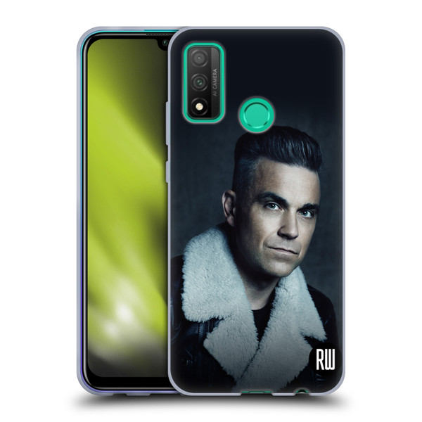 Robbie Williams Calendar Leather Jacket Soft Gel Case for Huawei P Smart (2020)