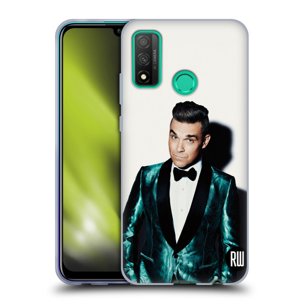 Robbie Williams Calendar White Background Soft Gel Case for Huawei P Smart (2020)