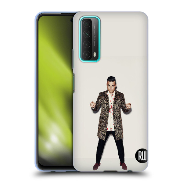 Robbie Williams Calendar Animal Print Coat Soft Gel Case for Huawei P Smart (2021)