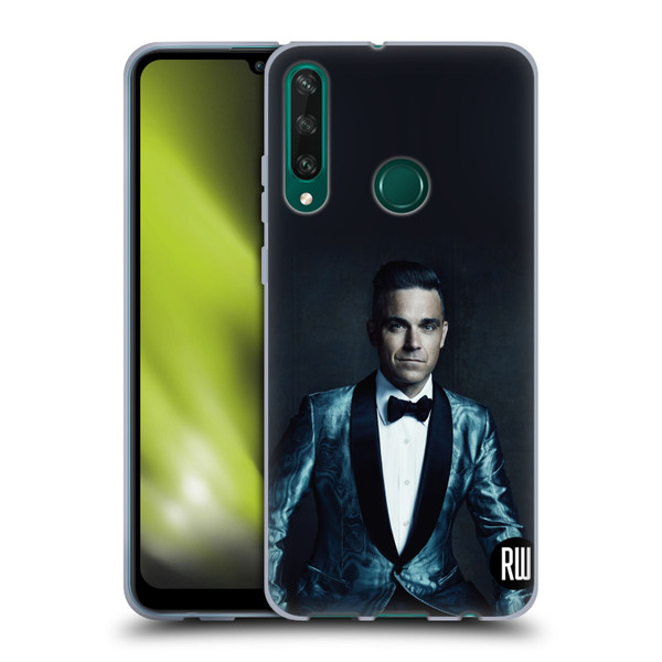 Robbie Williams Calendar Dark Background Soft Gel Case for Huawei Y6p