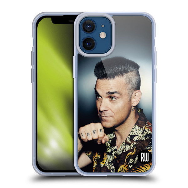 Robbie Williams Calendar Love Tattoo Soft Gel Case for Apple iPhone 12 Mini