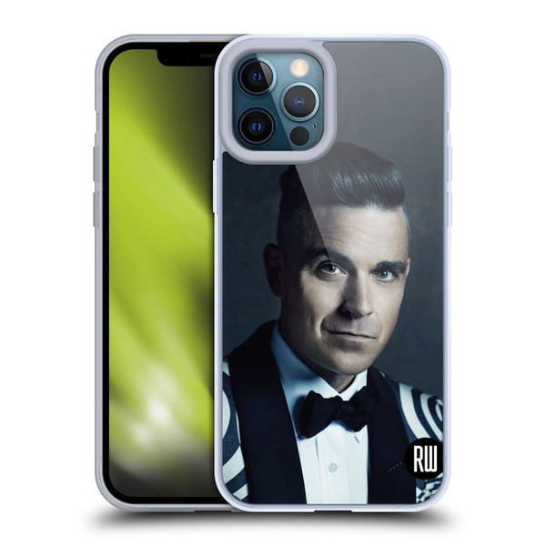 Robbie Williams Calendar Printed Tux Soft Gel Case for Apple iPhone 12 Pro Max