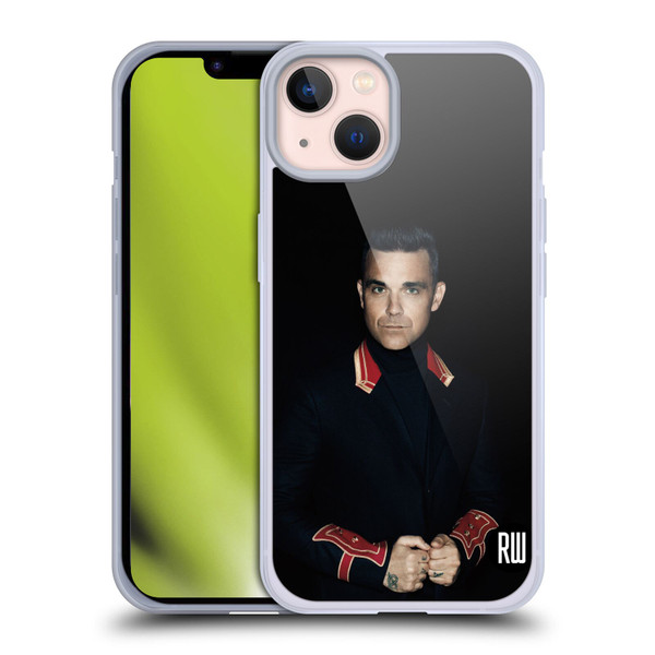 Robbie Williams Calendar Portrait Soft Gel Case for Apple iPhone 13