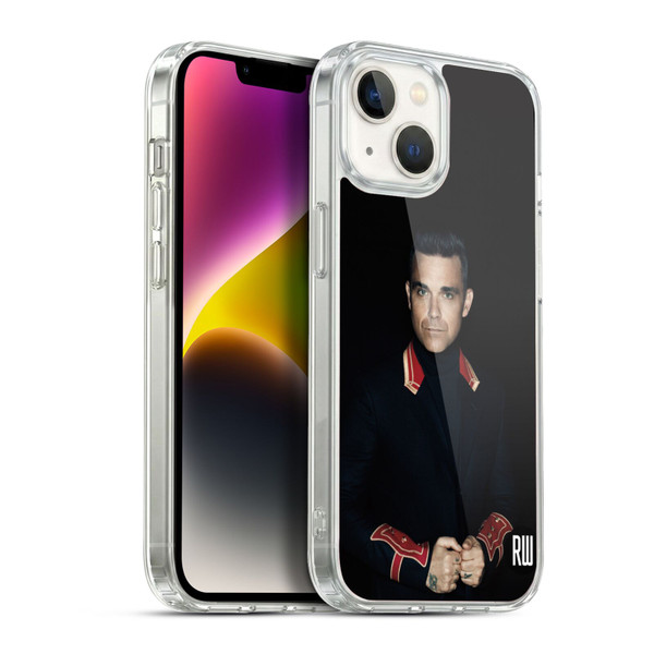 Robbie Williams Calendar Portrait Soft Gel Case for Apple iPhone 14