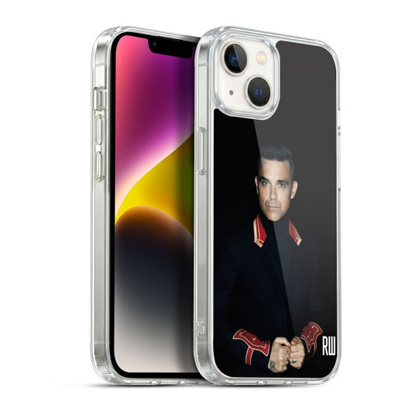 Robbie Williams Calendar Portrait Soft Gel Case for Apple iPhone 14 Plus & MagSafe