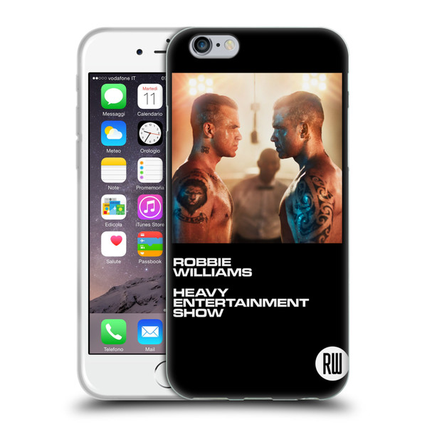 Robbie Williams Calendar The Heavy Entertainment Show Soft Gel Case for Apple iPhone 6 / iPhone 6s