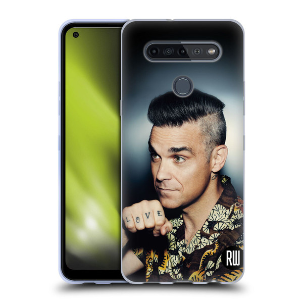 Robbie Williams Calendar Love Tattoo Soft Gel Case for LG K51S