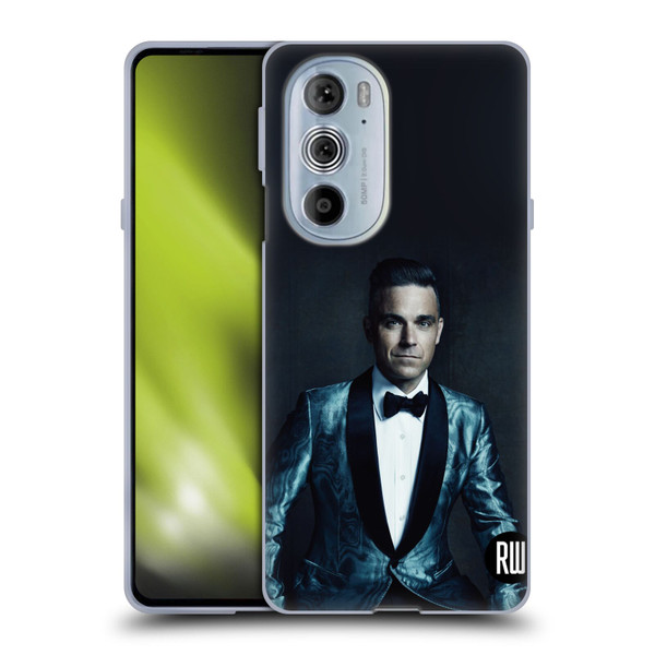 Robbie Williams Calendar Dark Background Soft Gel Case for Motorola Edge X30