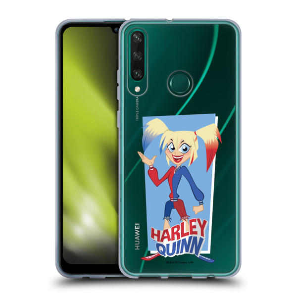 DC Super Hero Girls Characters Harley Quinn Soft Gel Case for Huawei Y6p