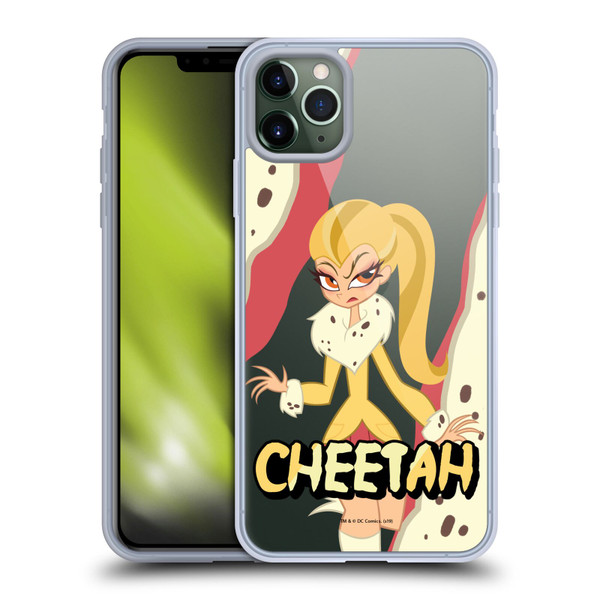 DC Super Hero Girls Characters Cheetah Soft Gel Case for Apple iPhone 11 Pro Max