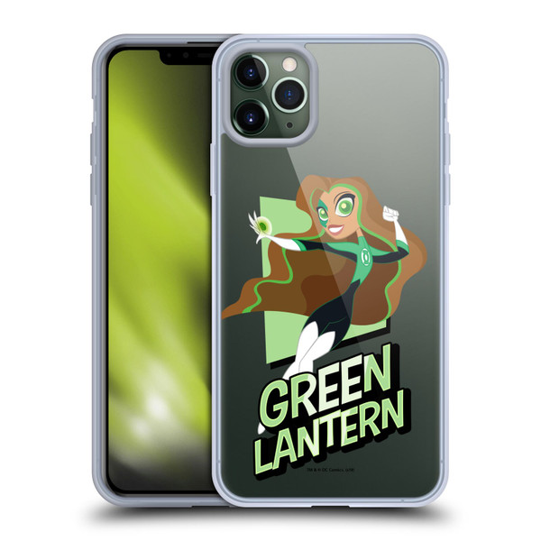 DC Super Hero Girls Characters Green Lantern Soft Gel Case for Apple iPhone 11 Pro Max