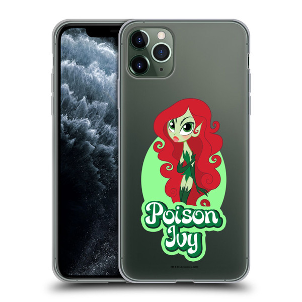 DC Super Hero Girls Characters Poison Ivy Soft Gel Case for Apple iPhone 11 Pro Max