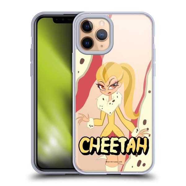 DC Super Hero Girls Characters Cheetah Soft Gel Case for Apple iPhone 11 Pro
