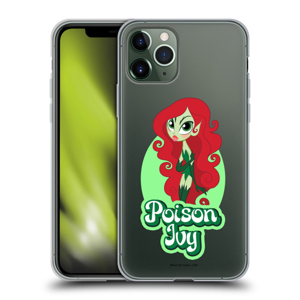DC Super Hero Girls Characters Poison Ivy Soft Gel Case for Apple iPhone 11 Pro