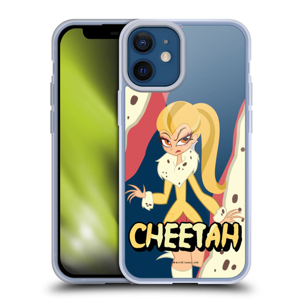 DC Super Hero Girls Characters Cheetah Soft Gel Case for Apple iPhone 12 Mini