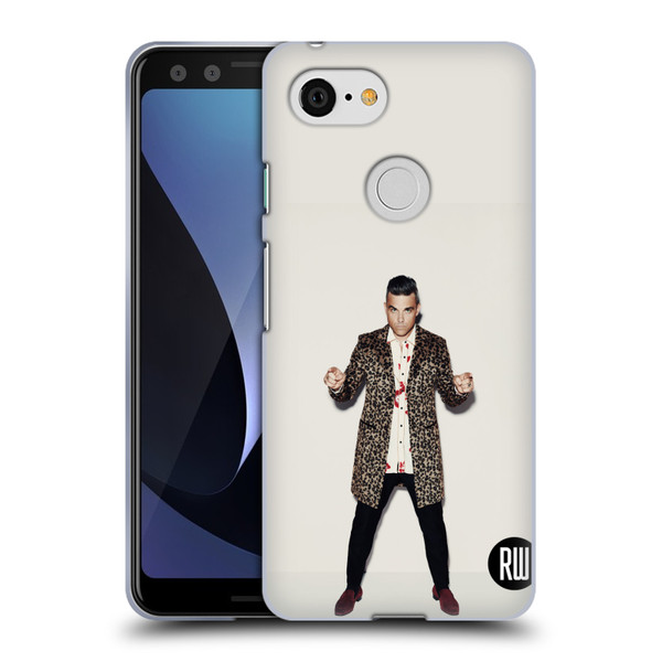 Robbie Williams Calendar Animal Print Coat Soft Gel Case for Google Pixel 3