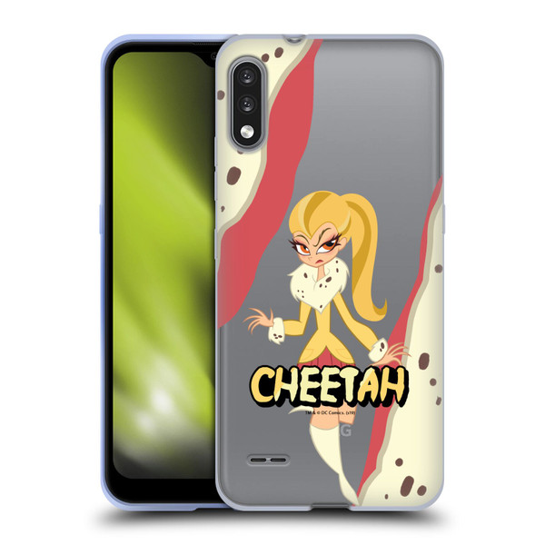 DC Super Hero Girls Characters Cheetah Soft Gel Case for LG K22