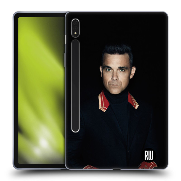 Robbie Williams Calendar Portrait Soft Gel Case for Samsung Galaxy Tab S8