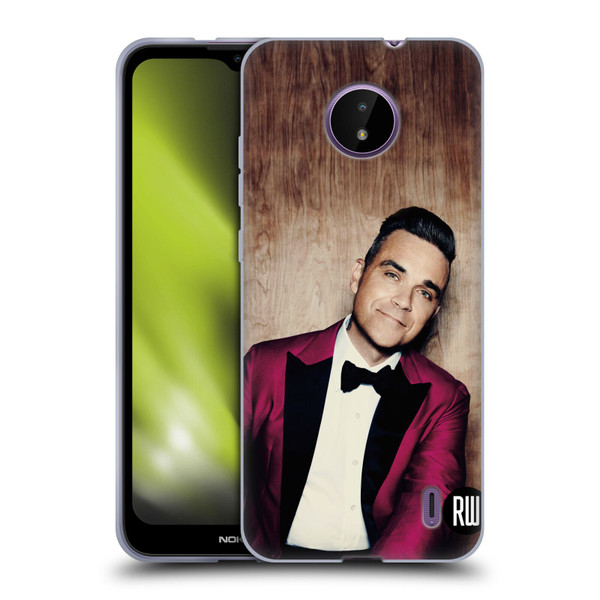 Robbie Williams Calendar Magenta Tux Soft Gel Case for Nokia C10 / C20