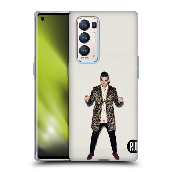 Robbie Williams Calendar Animal Print Coat Soft Gel Case for OPPO Find X3 Neo / Reno5 Pro+ 5G