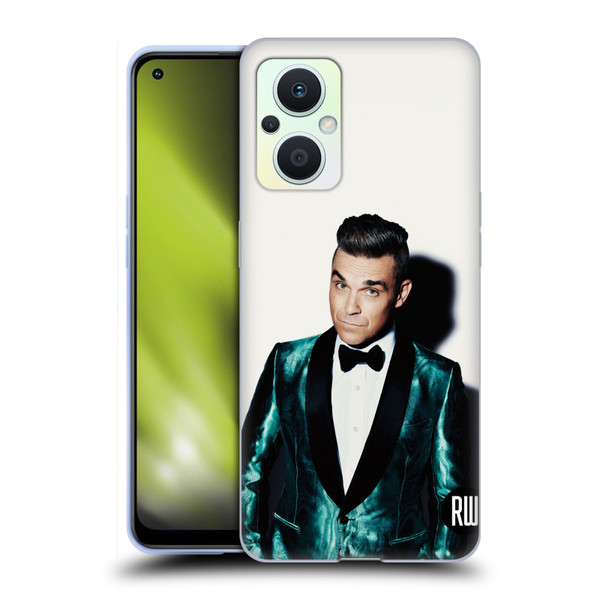 Robbie Williams Calendar White Background Soft Gel Case for OPPO Reno8 Lite