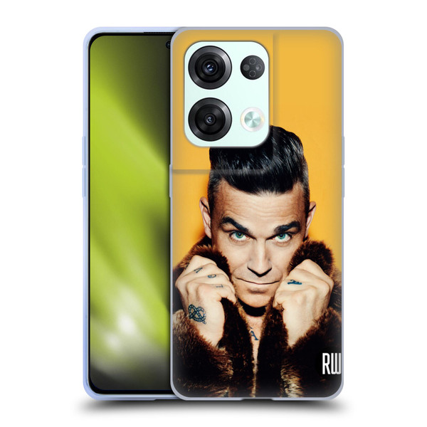 Robbie Williams Calendar Fur Coat Soft Gel Case for OPPO Reno8 Pro