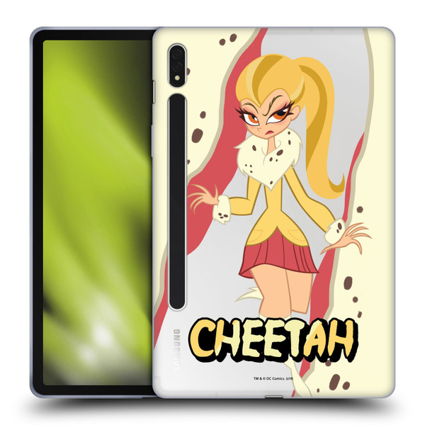 DC Super Hero Girls Characters Cheetah Soft Gel Case for Samsung Galaxy Tab S8
