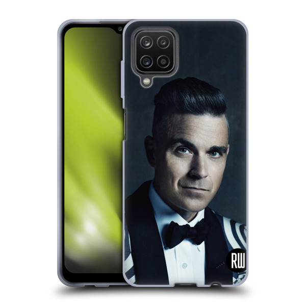 Robbie Williams Calendar Printed Tux Soft Gel Case for Samsung Galaxy A12 (2020)