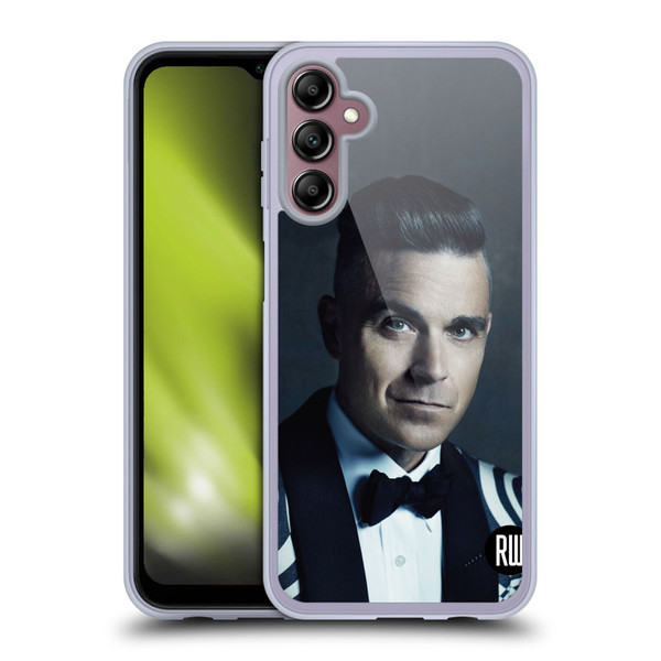 Robbie Williams Calendar Printed Tux Soft Gel Case for Samsung Galaxy A14 5G