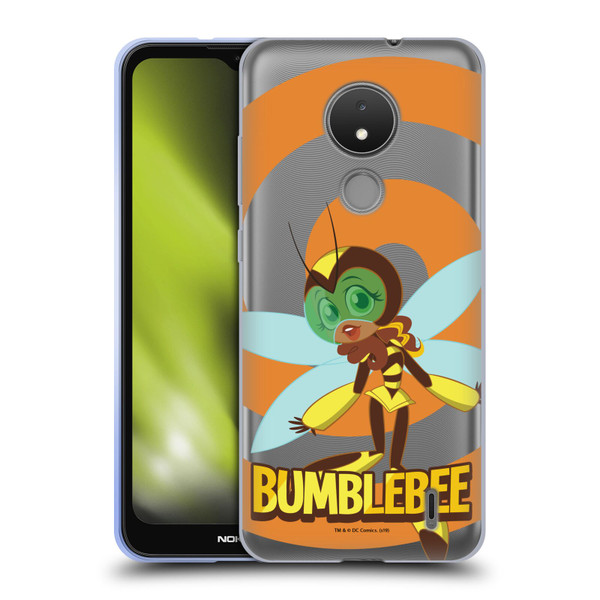 DC Super Hero Girls Characters Bumblebee Soft Gel Case for Nokia C21