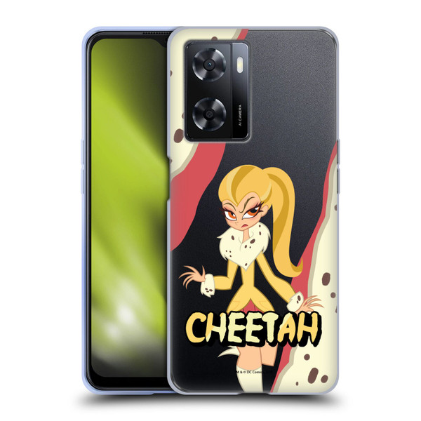 DC Super Hero Girls Characters Cheetah Soft Gel Case for OPPO A57s