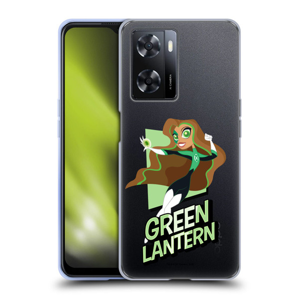 DC Super Hero Girls Characters Green Lantern Soft Gel Case for OPPO A57s