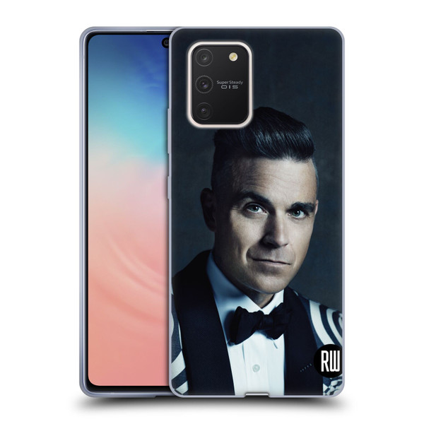 Robbie Williams Calendar Printed Tux Soft Gel Case for Samsung Galaxy S10 Lite