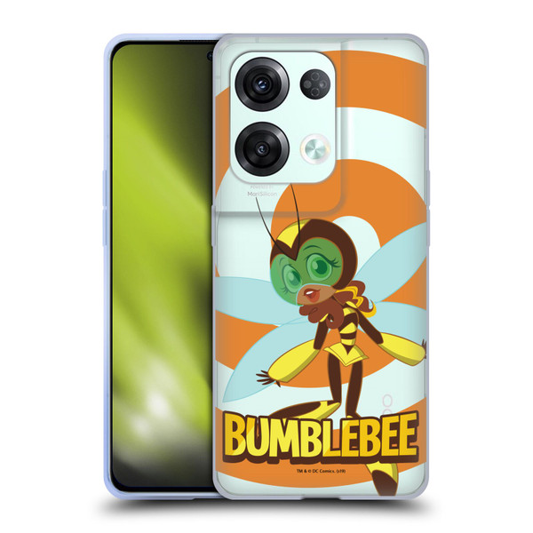 DC Super Hero Girls Characters Bumblebee Soft Gel Case for OPPO Reno8 Pro