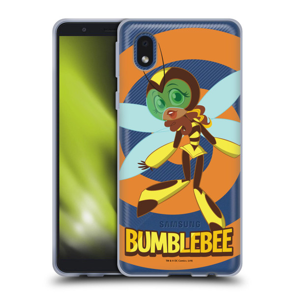 DC Super Hero Girls Characters Bumblebee Soft Gel Case for Samsung Galaxy A01 Core (2020)