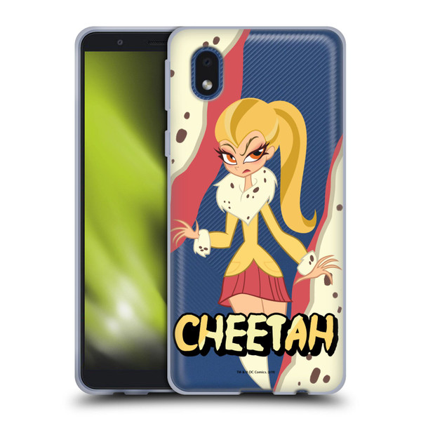 DC Super Hero Girls Characters Cheetah Soft Gel Case for Samsung Galaxy A01 Core (2020)