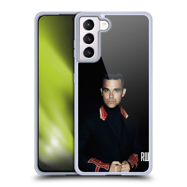 Robbie Williams Calendar Portrait Soft Gel Case for Samsung Galaxy S21+ 5G