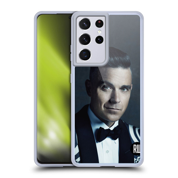 Robbie Williams Calendar Printed Tux Soft Gel Case for Samsung Galaxy S21 Ultra 5G