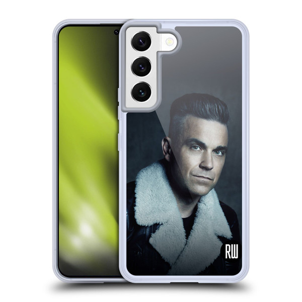 Robbie Williams Calendar Leather Jacket Soft Gel Case for Samsung Galaxy S22 5G