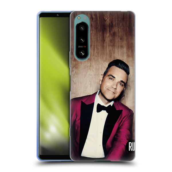 Robbie Williams Calendar Magenta Tux Soft Gel Case for Sony Xperia 5 IV
