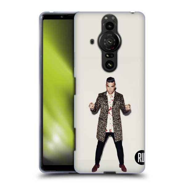 Robbie Williams Calendar Animal Print Coat Soft Gel Case for Sony Xperia Pro-I
