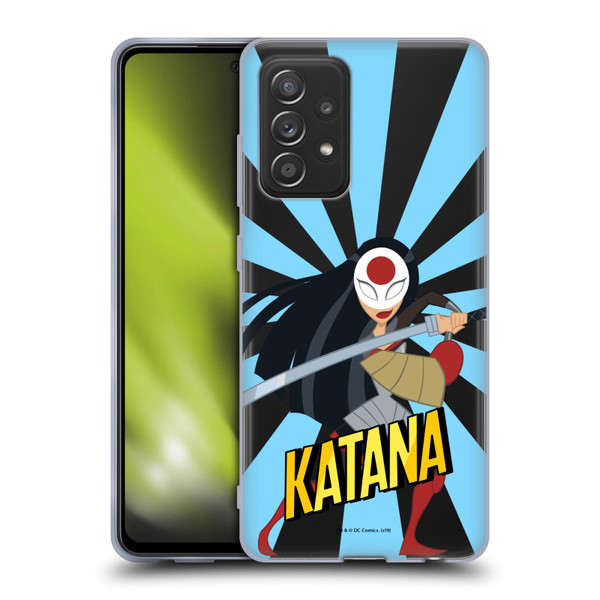 DC Super Hero Girls Characters Katana Soft Gel Case for Samsung Galaxy A52 / A52s / 5G (2021)