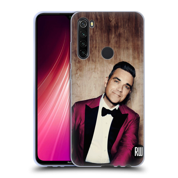 Robbie Williams Calendar Magenta Tux Soft Gel Case for Xiaomi Redmi Note 8T