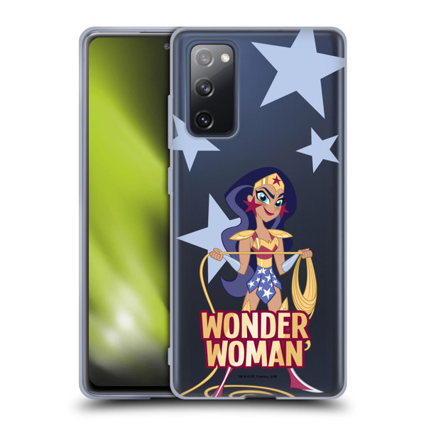 DC Super Hero Girls Characters Wonder Woman Soft Gel Case for Samsung Galaxy S20 FE / 5G